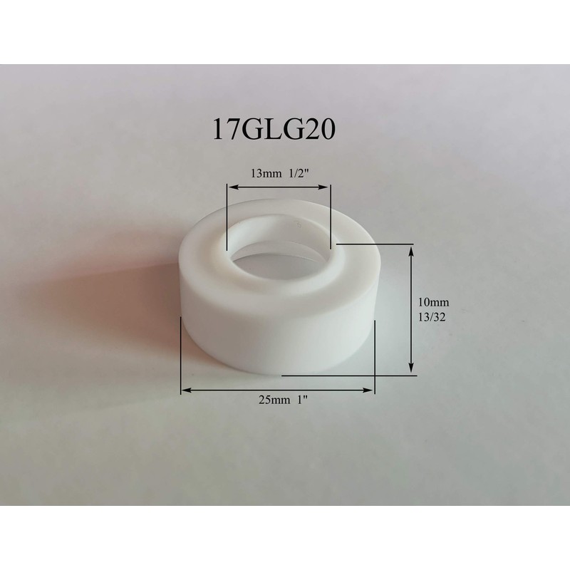 RIVERWELD TIG Gas Lens Insulators Cup Gaskets 17GLG20 for QQ300