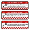 Finest Folia 9 x GPS Sticker Bicycle Motorcycle Car Alarm