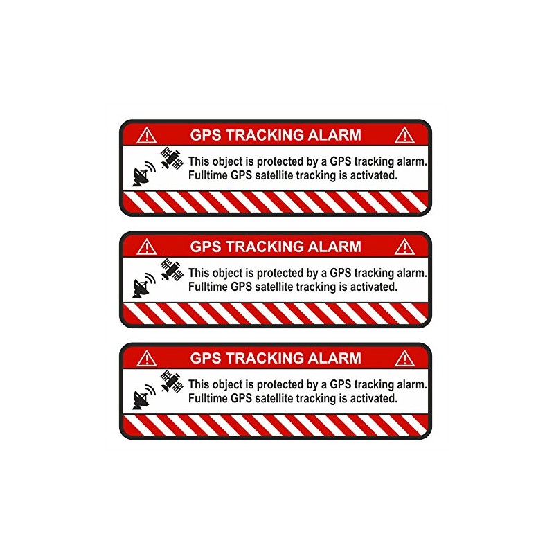 Finest Folia 9 x GPS Sticker Bicycle Motorcycle Car Alarm