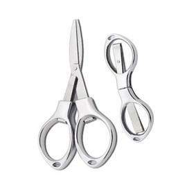 maarku Folding Scissors, Mini Scissors, Stainless Steel Scissors, Small Scissors, Sewing Shears, Key Chain Hole, Fishing Scissors, Line Cutter