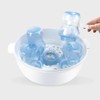 Microwave Bottle Sterilizer Steam Sterilizer Fits 6 Baby Bottles for