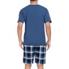 Vlazom Men's Pajama Set Soft 2 Piece Pj's Set Short