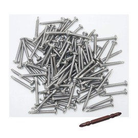 #10 × 1" Pan Head Phillips Drive Self Drilling Screws 410 Stainless Steel Self-Tapping Screws 100pcs