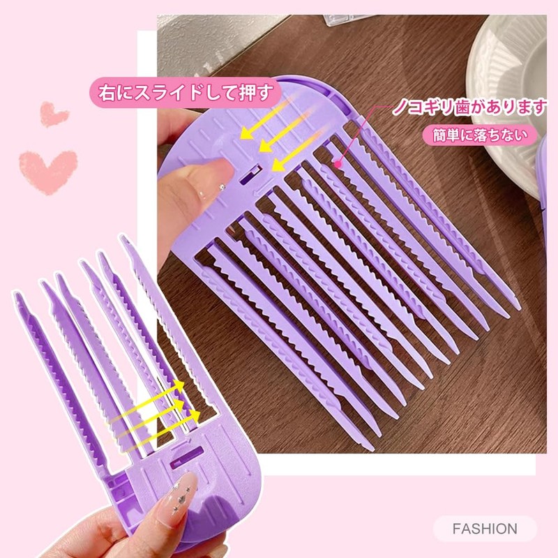UrbanPulse Root Raising Clip Bangs Styling Comb Fluffy Bangs Clip
