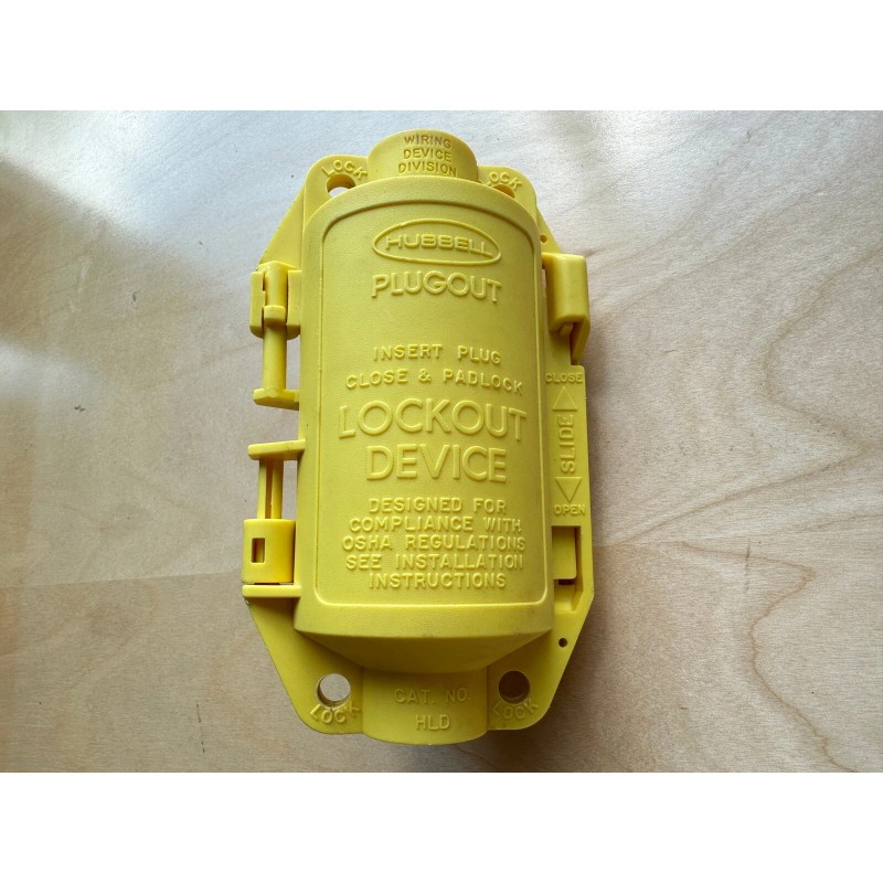 HUBBELL Plugout Lockout Device