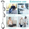 35-44 Inch Long Leg Lifter Strap, Multi-Loop Adjustable Mobility Leg