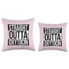 STRAIGHT OUTTA OXYTOCIN Throw Pillow