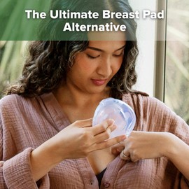 haakaa Ladybug - Colector de leche materna de 1.4 oz/40 ml/1 unidad – Taza de lactancia reutilizable de concha materna colector de leche materna de silicona portátil para madres lactantes, protege los pezones doloridos