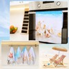 Tegeme 4 Pcs Beach Kitchen Dish Towels Coastal Hand Towels