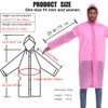 Rain Ponchos for Adults Raincoats (2 PACK)– Reusable Rain Jackets