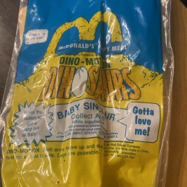 McDonald's DINOSAURS 🦕 Baby SINCLAIR 3.5” ACTION FIGURE VNTG(1992) MCDONALDS TOY (NEW)