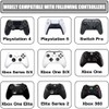 8 Pack Precision Aim Assist Rings,3 Resistance Levels Anti-Slip Thumbstick