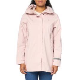 Helly-Hansen Women's Standard Victoria Mid Length Raincoat, 094 Pink Cloud, Small