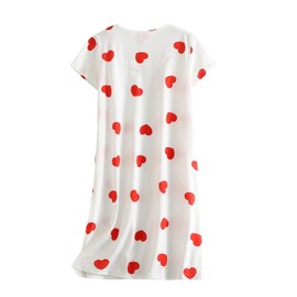 Nightgowns for Women, Night Shirts for Sleeping, Sleepshirts, Sleepwear, House Dress - RedLove XL