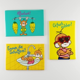 Äffle & Pferdle Fridge Magnets Set of 3 Household