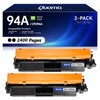 94A Black Toner Cartridge 2-Pack with Chip Replacement for HP