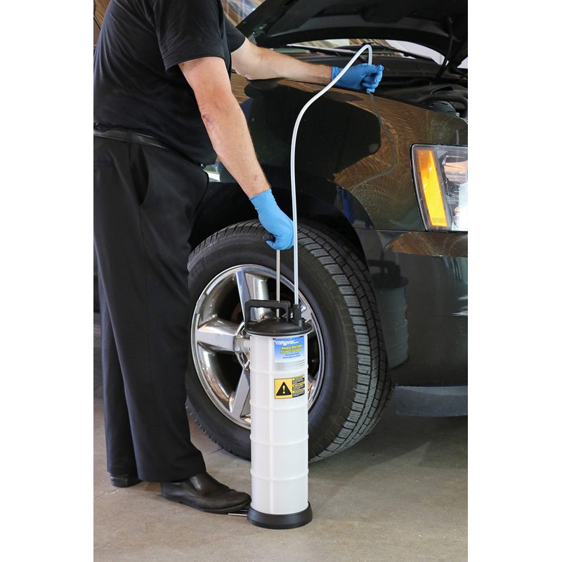 Mityvac MV7400 1.9 Gallon Automotive Fluid Evacuator Extractor Pump, Manual