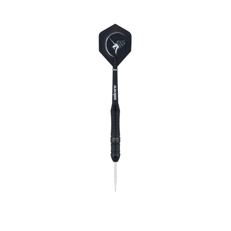 Unicorn Steel Tip Darts Set | Core Plus Black Brass