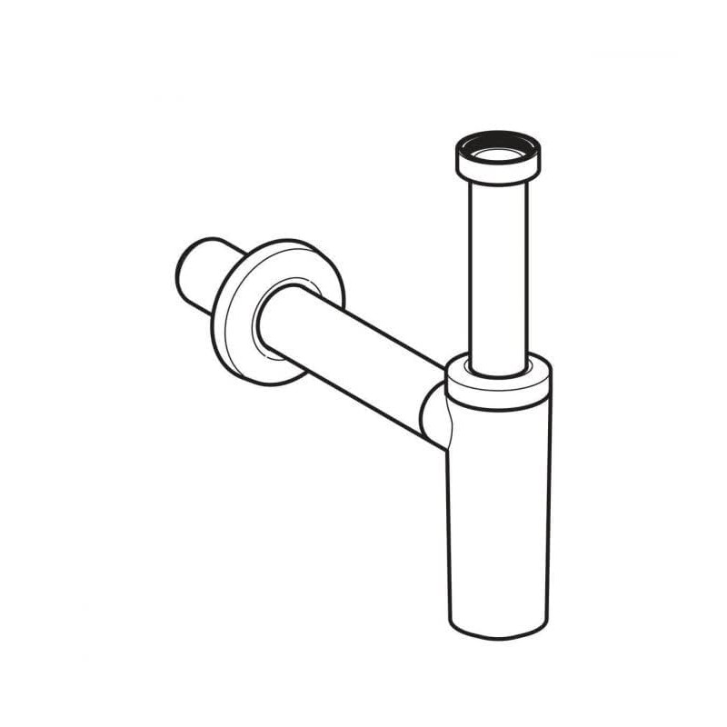 Geberit 151.034.21.1 design siphon 1.25 inch x 32mm chrome