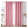 Quioo Store Cortinas Blackout Con Estrellas De 132x240 Cm P/niños