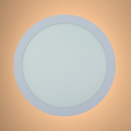 TEKLED LED Round Recessed Ceiling Light | Flat Panel Ultra Slim 300mm Downlight | 24W 2600LM 4000K Cool White | for Home Kitchen Office Shop Industrial Use