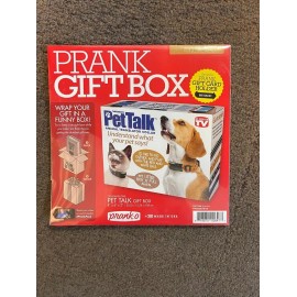 PRANK-O FUNNY JOKE PRANK GAG GIFT GIFT BOX 8"x6"x2" - PET TALK