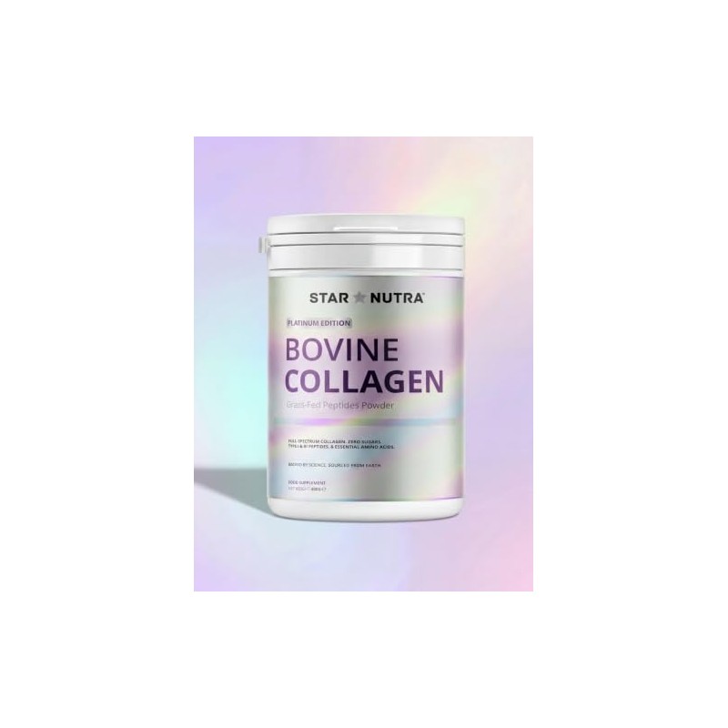 Pure Collagen Powder 400g Grass-Fed Hydrolysed Type I & III