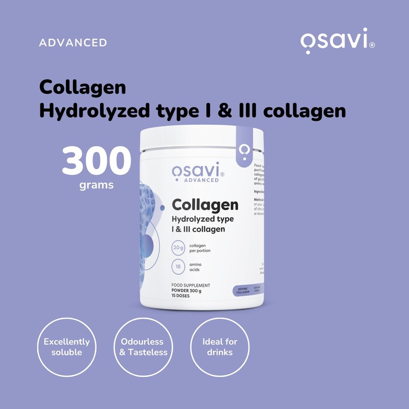 Osavi Collagen Peptides, Hydrolyzed Type 1 & 3 – Powder