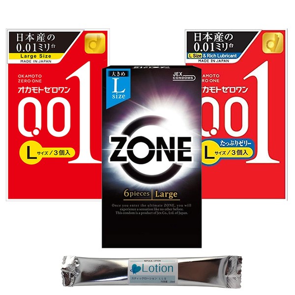 Okamoto 001 Zero One 0.01 Generous Jelly Jex Zone ZONE