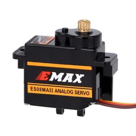 INJORA Emax ES08MAII 12g Analog Servo for AX24 SCX24 Bronco Gladiator C10 JLU Deadbolt B17 Axial Upgrade Parts RC Car Boat Model