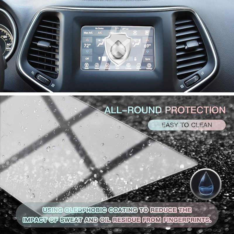 CDEFG for 2019 2020 2021 Cherokee Uconnect Navigation Touchscreen Protector