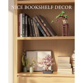 ROBOTIME Sakura Bonsai 3D Puzzles Wooden Artificial Cherry Blossom Tree DIY Model Building Kit for Home Decoration and Office Art Creative Gifts