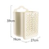 Collapsible Laundry Hamper, Household Foldable Dirty Wall Hanging Multi-functional Hollow
