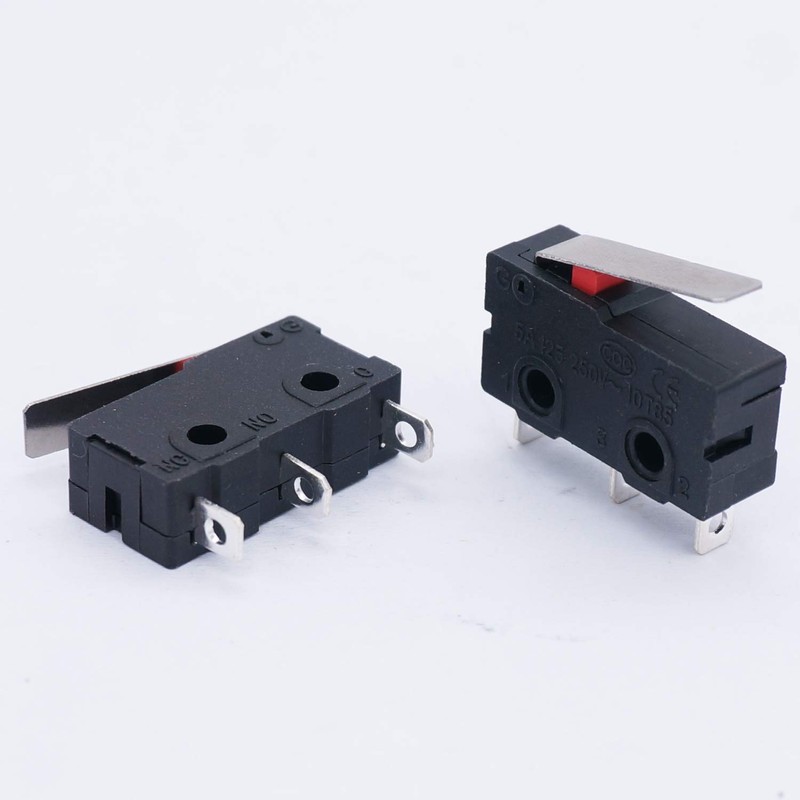 Twidec/10Pcs Mini Micro Limit Switch 5A 125 250V AC SPDT