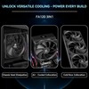 GSCOLER FA120 120mm Case Fan 3 Pack, Quiet PC Cooling