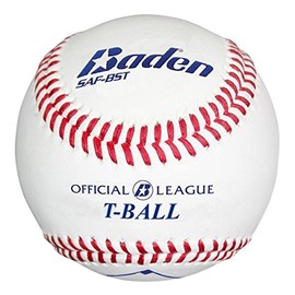Baden T-Ball Safety Baseball | Sponge Rubber Center | Ideal for Young Players, Promoting Safety and Skill Development in T-Ball Games and Practice | One Dozen