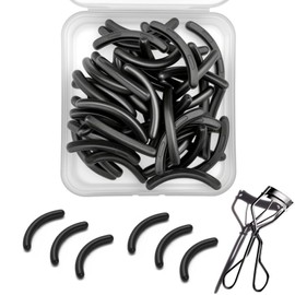 Compatible with Shiseido Eyelash Curler Refill Pads,30Pack Silicone Eye Lash CurlerRefills Fit for Shiseido Eyelash Curler,Black.