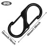Pack of 28 S Carabiners - Metal Double Carabiner -
