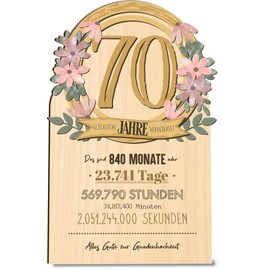 Gnadenhochzeit Karte 70. Jahre - Gnadenhochzeit Holzkarte - Hochzeitkarte - Gnadenhochzeit, 70 Hochzeitstag Geschenk, 70 Hochzeitstag, 70. Hochzeitstag