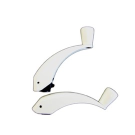 Fold-Down-Handle Window Cranks (White)