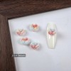 Bling Bling Gradient Rose Parts 3 Types 10 Pieces, Flower Heart Rose / 블링블링 그라데이션 장미파츠 3종 10개입, 플라워하트장미