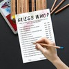 WENFLY Baby Shower Guess Who Game Card - 30 Players