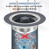 2-in-1 Kitchen Sink Strainer, Plug for Sink with Strainer Basket,