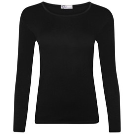 Shop & Stop Scoop Neck (Black, UK 8-10)