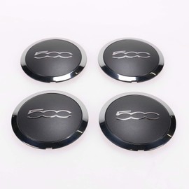 Original Fiat 500/C Wheel Hub Cap Set, 4 Pieces, 51884863
