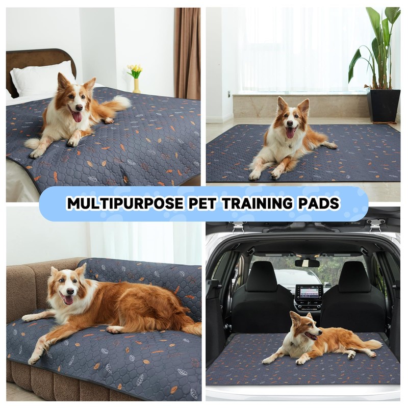 Sunheir Washable Pee Pads for Dogs , Thick Heavy Absorbency