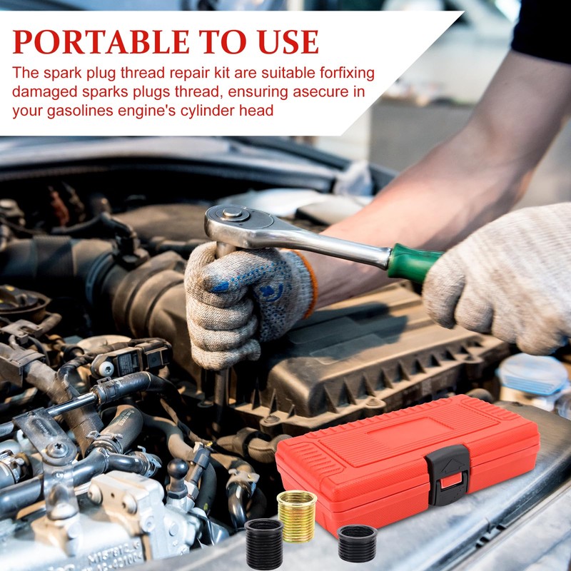 NCTNCX Spark Plug Thread Repair Kit 16 Pieces M14 x