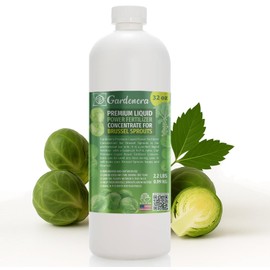 Liquid Power Brussel Sprout Fertilizer - Premium Liquid Plant Food for Brussel Sprouts - Fast-Acting Concentrate for Growth, Strong Roots & High-Yield Harvest - 32 oz - Indoor & Outdoor Use
