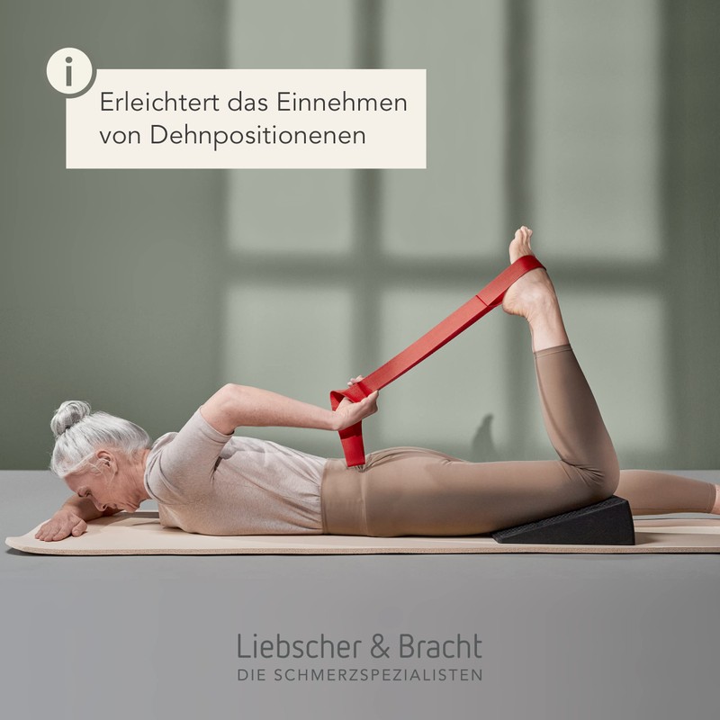 Liebscher & Bracht Strap, Facilitates Stretching Exercises, for Efficient Pain