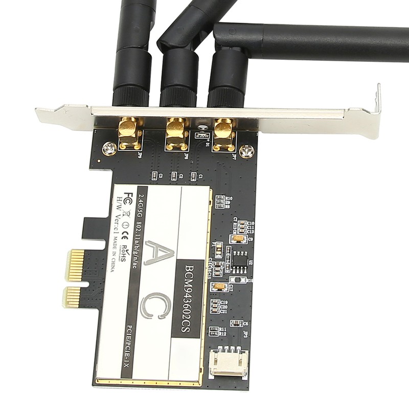 Wireless Card 802.11AC WiFi + for Bluetooth 4.0 Desktop WLAN